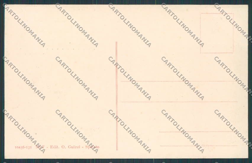 Perugia Fonti Clitumno Carducci cartolina BB8698 – retro