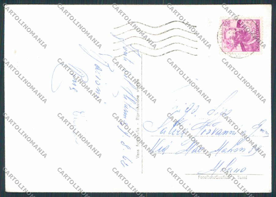 Perugia Fonti Clitumno Ristorante Massari FG foto cartolina BB8710 – retro