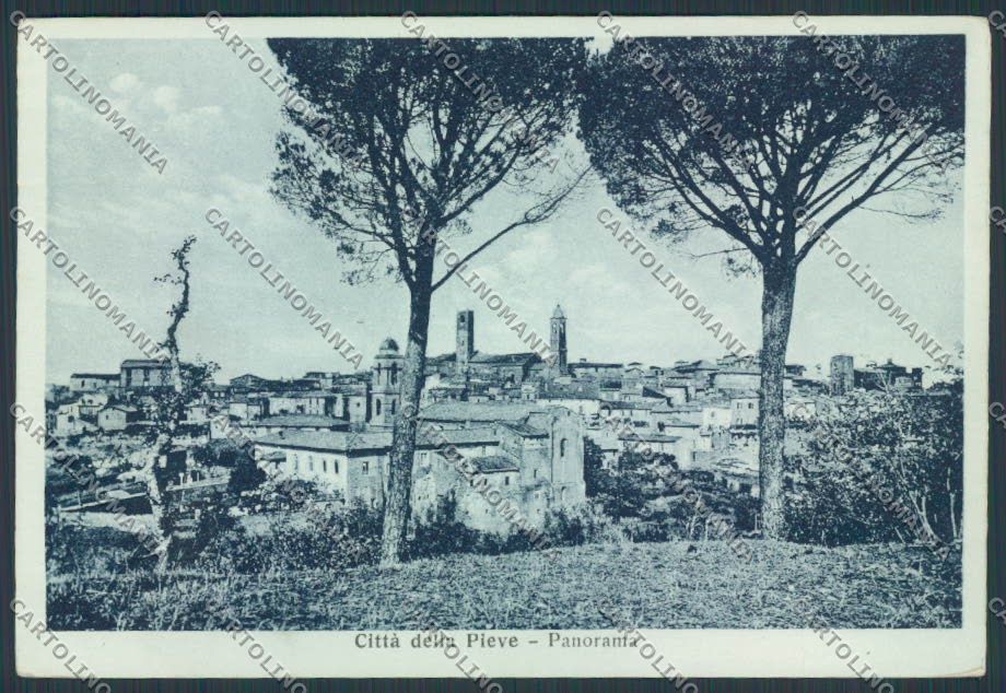 Perugia Città della Pieve Panorama FG cartolina BB8717 – fronte