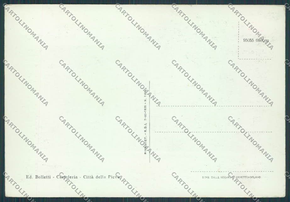 Perugia Città della Pieve Panorama FG cartolina BB8717 – retro