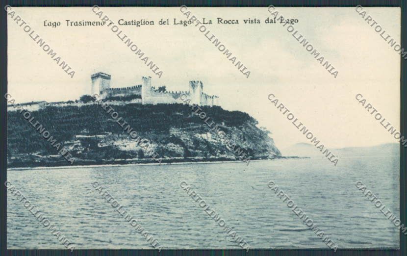 Perugia Castiglione del Lago la Rocca cartolina BB8735 – fronte