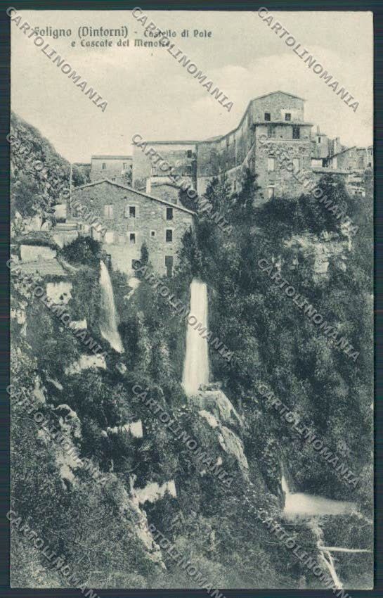 Perugia Foligno Cascate Menotre cartolina BB8774 – fronte