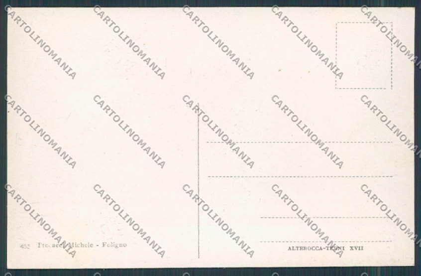 Perugia Foligno Casa Polinori cartolina BB8777 – retro