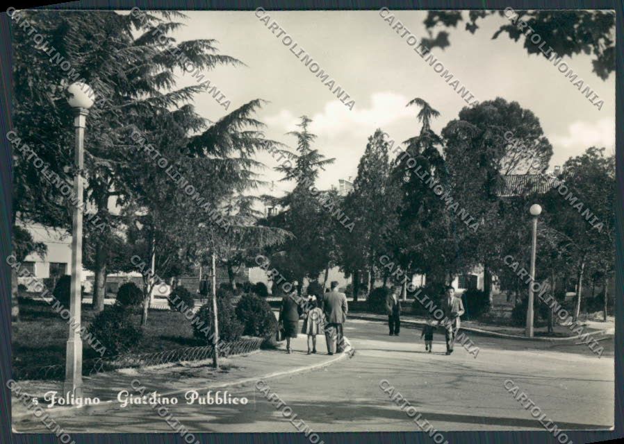 Perugia Foligno Giardino Pubblico foto FG cartolina BB8788 – fronte