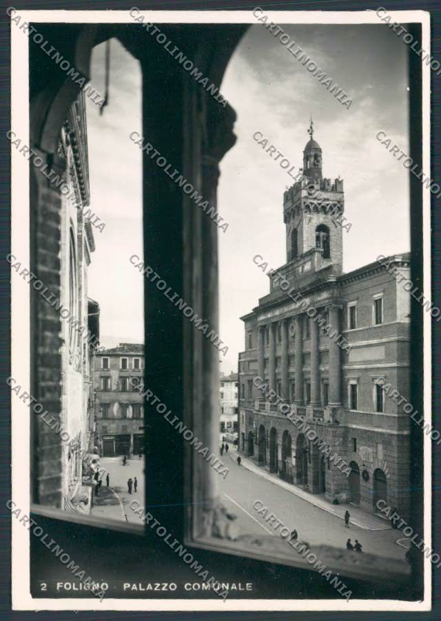 Perugia Foligno Palazzo Comunale foto FG cartolina BB8791 – fronte