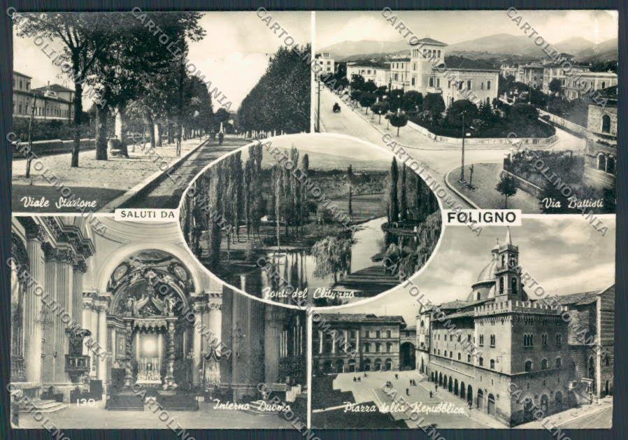 Perugia Foligno foto FG cartolina BB8804 – fronte
