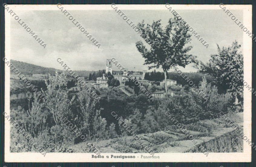 Perugia Passignano Badia cartolina BB8813 – fronte