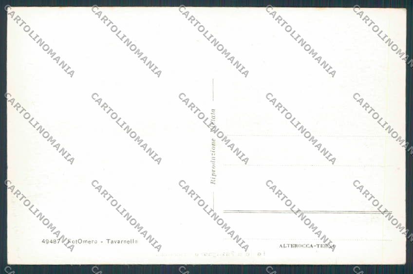 Perugia Passignano Badia cartolina BB8813 – retro