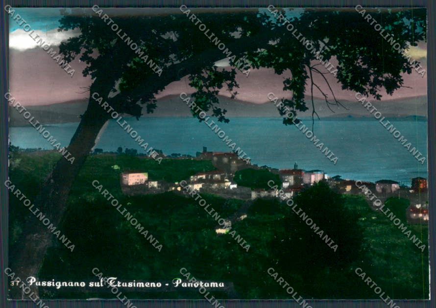 Perugia Passignano sul Trasimeno foto FG cartolina BB8824 – fronte