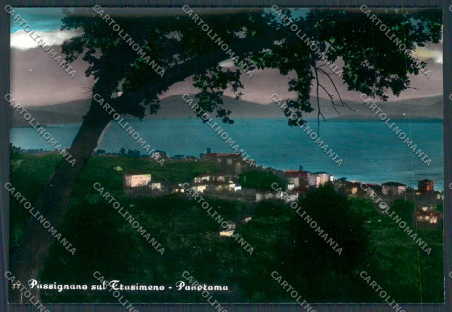 Perugia Passignano sul Trasimeno foto FG cartolina BB8825 – fronte