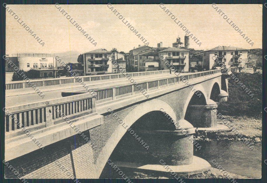 Perugia Città di Castello Ponte sul Tevere FG cartolina BB8847 – fronte