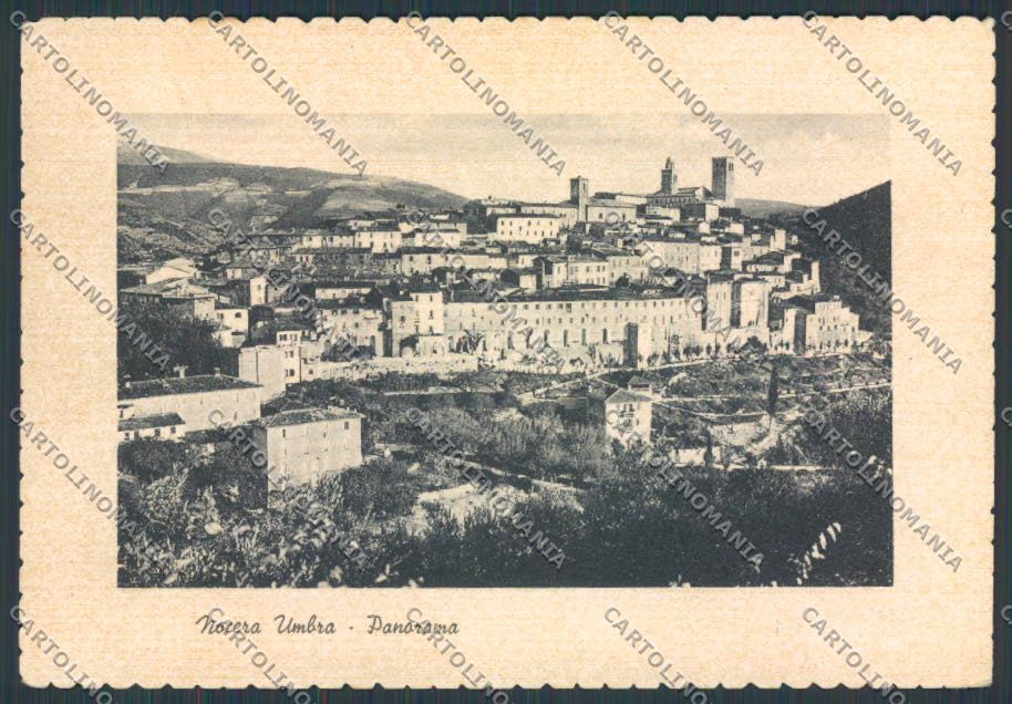 Perugia Nocera Umbra Panorama FG cartolina BB8870 – fronte