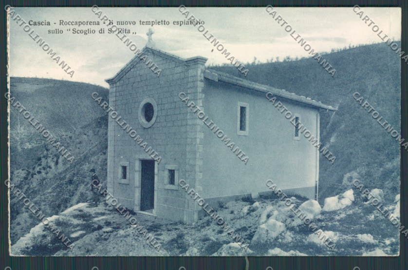 Perugia Cascia Roccaporena cartolina BB8878 – fronte