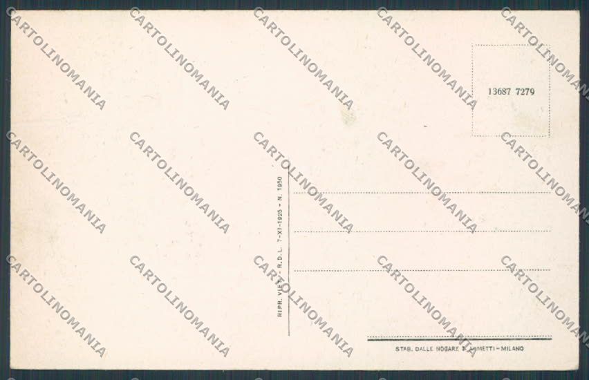 Perugia Cascia Panorama cartolina BB8887 – retro