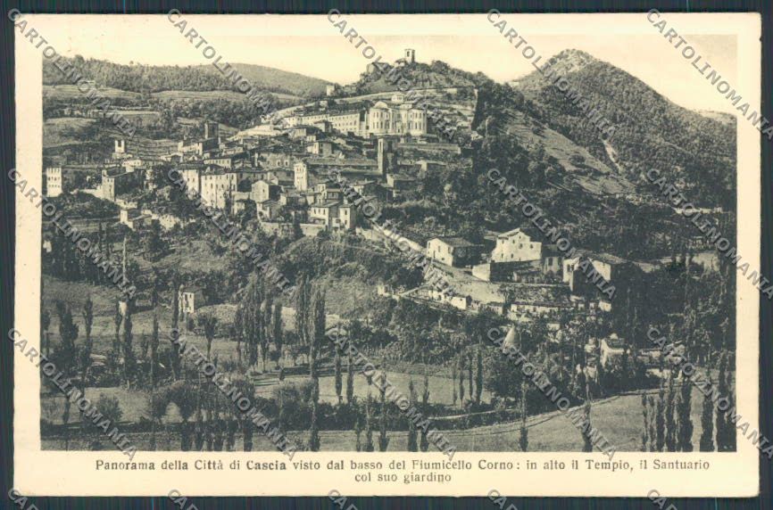 Perugia Cascia Panorama cartolina BB8890 – fronte