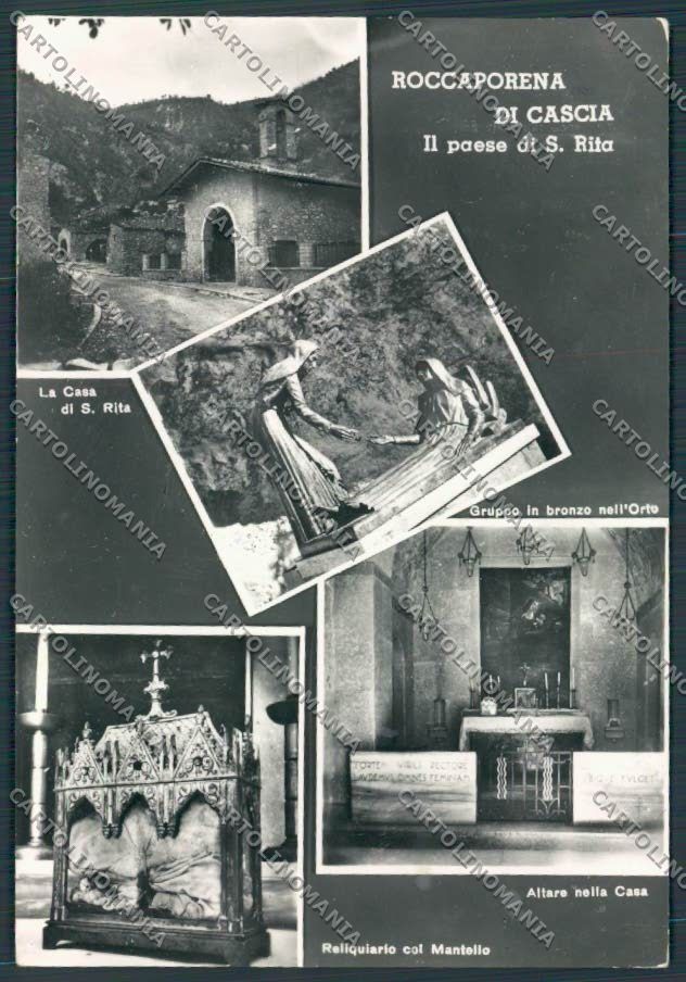 Perugia Cascia Roccaporena foto FG cartolina BB8897 – fronte