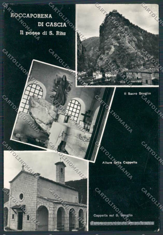 Perugia Cascia Roccaporena foto FG cartolina BB8901 – fronte