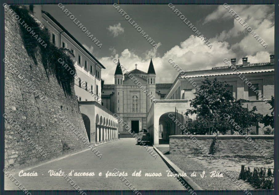 Perugia Cascia Nuovo Tempio Santa Rita foto FG cartolina BB8902 – fronte