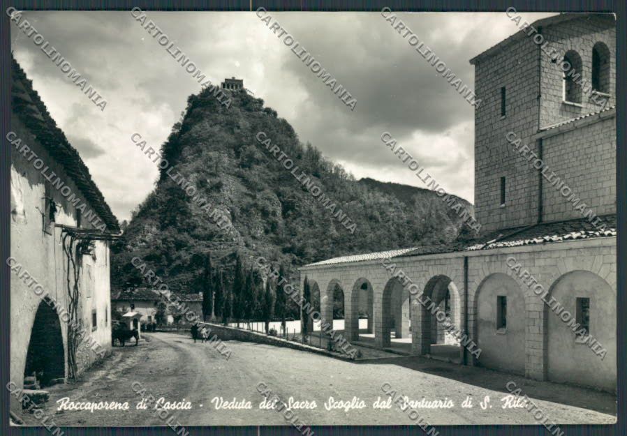 Perugia Cascia Santuario foto FG cartolina BB8905 – fronte