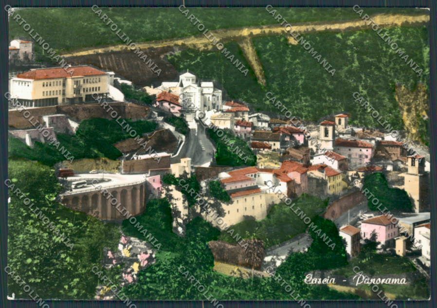 Perugia Cascia Panorama foto FG cartolina BB8913 – fronte