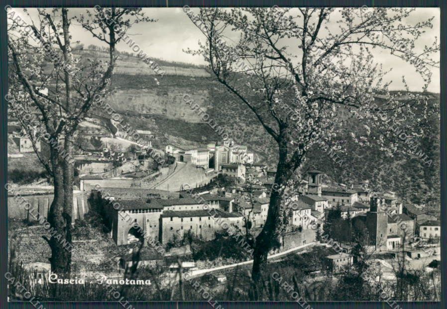 Perugia Cascia Panorama foto FG cartolina BB8914 – fronte