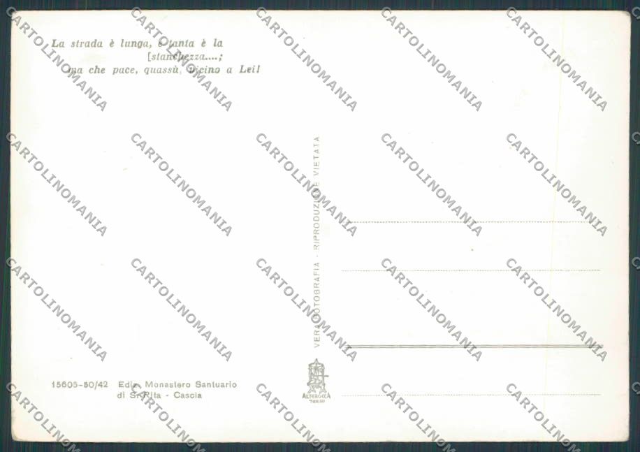 Perugia Cascia Panorama foto FG cartolina BB8915 – retro
