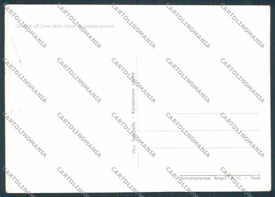 Perugia Cascia Ingresso Paese foto FG cartolina BB8919 – retro