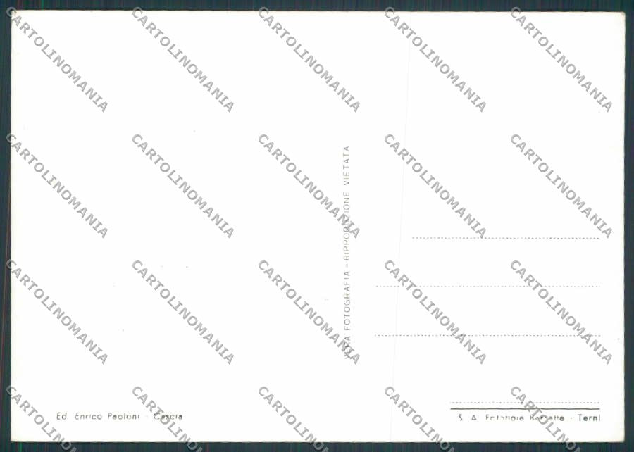 Perugia Cascia Saluti da Roccaporena foto FG cartolina BB8929 – retro