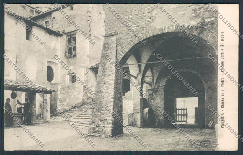 Perugia città Chiesa San Pietro cartolina BB8940 – fronte