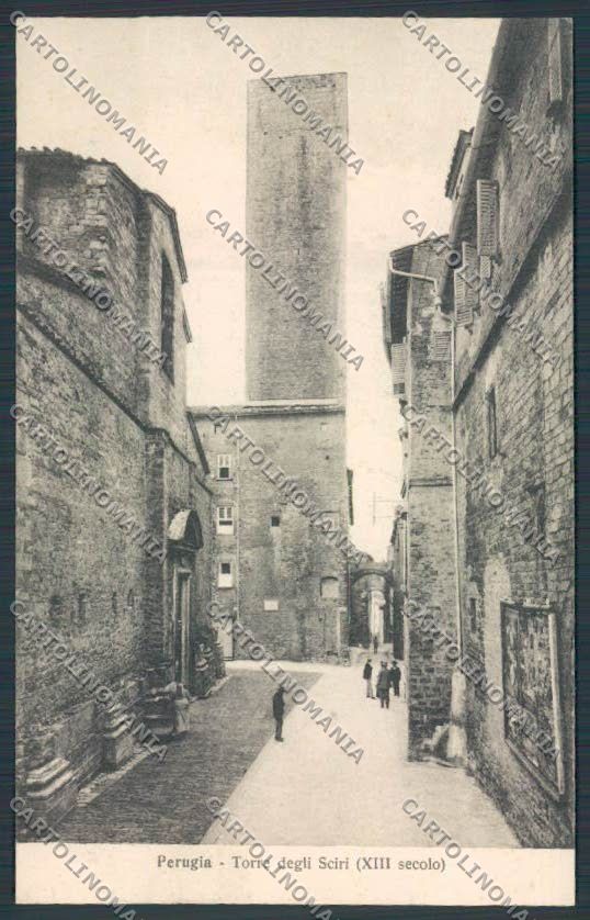 Perugia città Torre degli Sciri cartolina BB8942 – fronte
