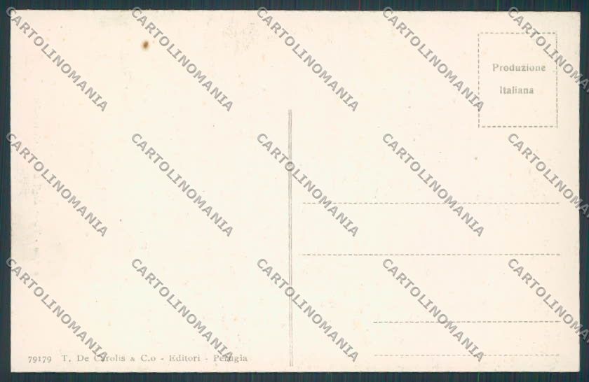 Perugia città Torre degli Sciri cartolina BB8942 – retro