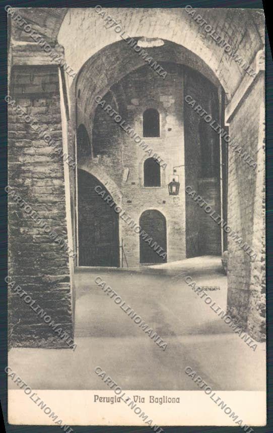 Perugia città Via Bagliona cartolina BB8944 – fronte
