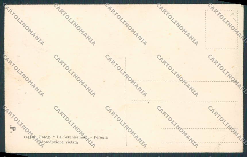 Perugia città Via Bagliona cartolina BB8944 – retro