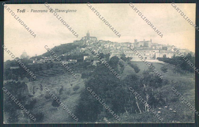 Perugia Todi Panorama cartolina BB8954 – fronte