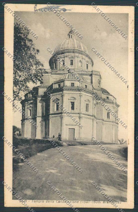 Perugia Todi Tempio della Consolazione Bramante PIEGHINE cartolina BB8960 – fronte