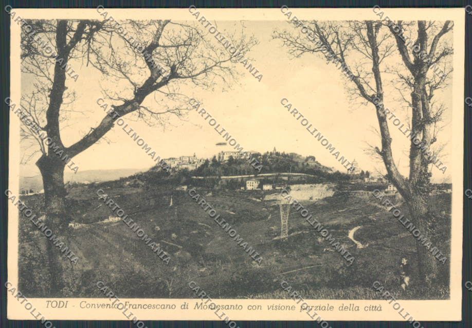 Perugia Todi Convento Francescano Montesanto FG cartolina BB8968 – fronte