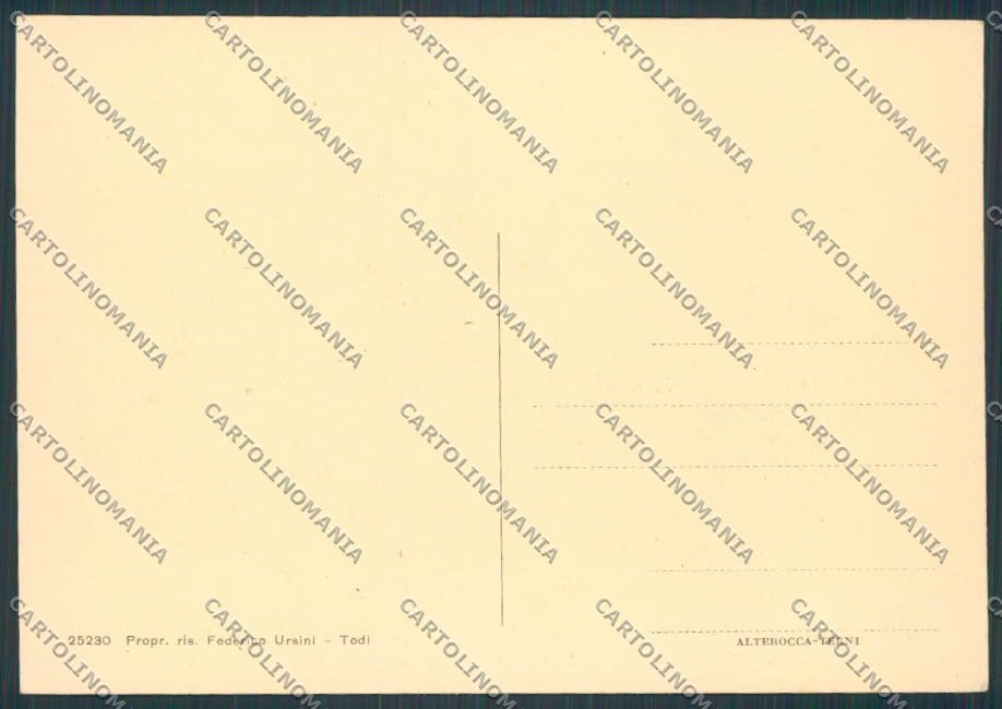 Perugia Todi Convento Francescano Montesanto FG cartolina BB8968 – retro