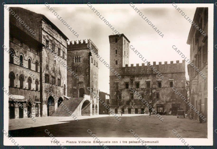 Perugia Todi Palazzi Comunali Ursini foto FG cartolina BB8973 – fronte