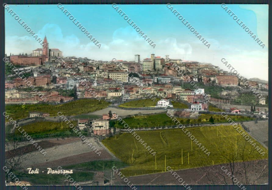 Perugia Todi Panorama foto FG cartolina BB8976 – fronte
