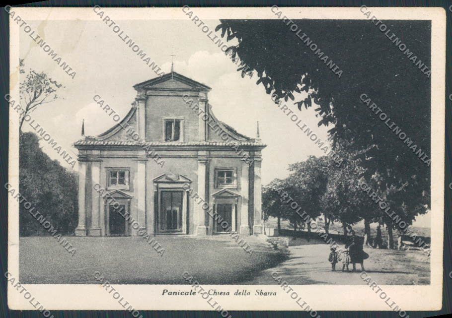 Perugia Panicale Chiesa della Sbarra PIEGHE FG cartolina BB8987 – fronte
