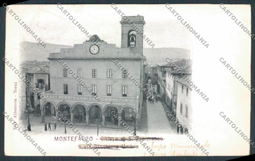 Perugia Montefalco Municipio Alterocca 700 cartolina BB8994 – fronte