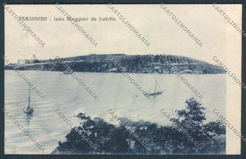 Perugia Lago Trasimeno PIEGA cartolina BB9000 – fronte