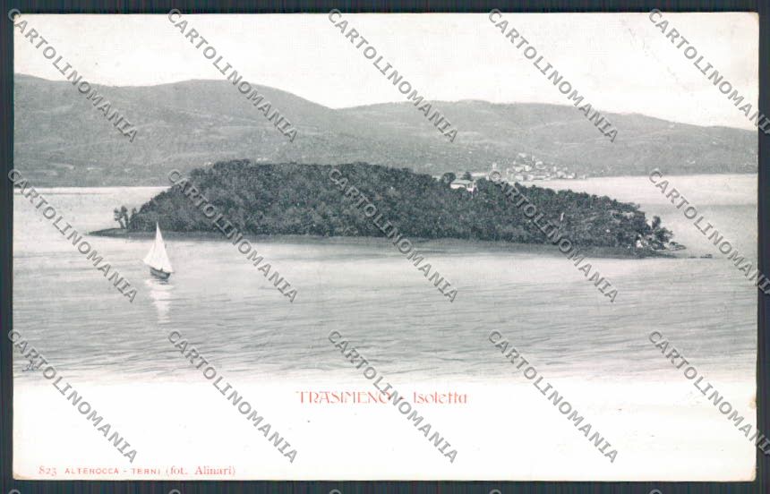Perugia Lago Trasimeno Alterocca 823 STRAPPINO cartolina BB9006 – fronte