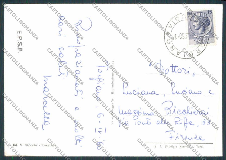 Perugia Torgiano Panorama foto FG cartolina BB9027 – retro