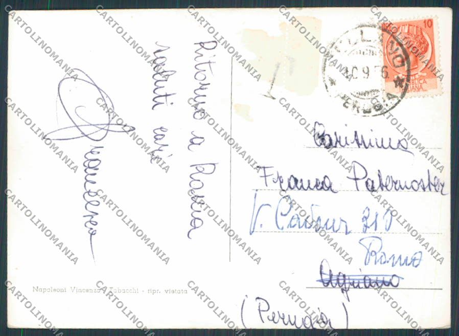 Perugia Sellano Viale Marconi foto FG cartolina BB9032 – retro