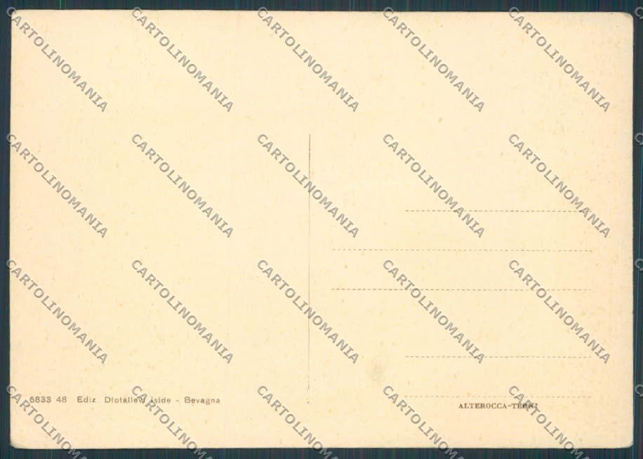 Perugia Bevagna Piazza PIEGHINA FG cartolina BB9033 – retro