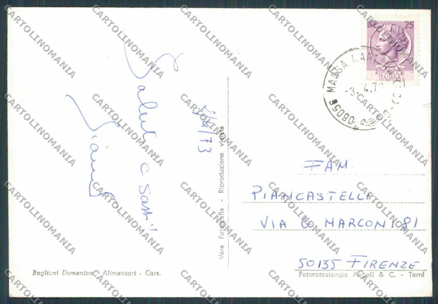 Perugia Massa Martana Viale della Pace foto FG cartolina BB9053 – retro