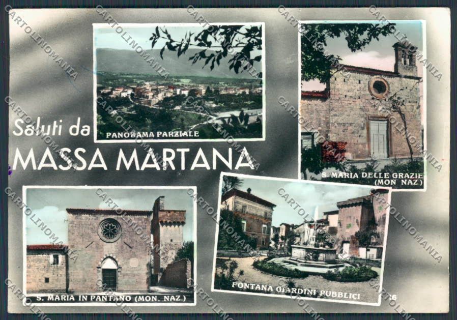 Perugia Massa Martana Saluti da ABRASA foto FG cartolina BB9054 – fronte