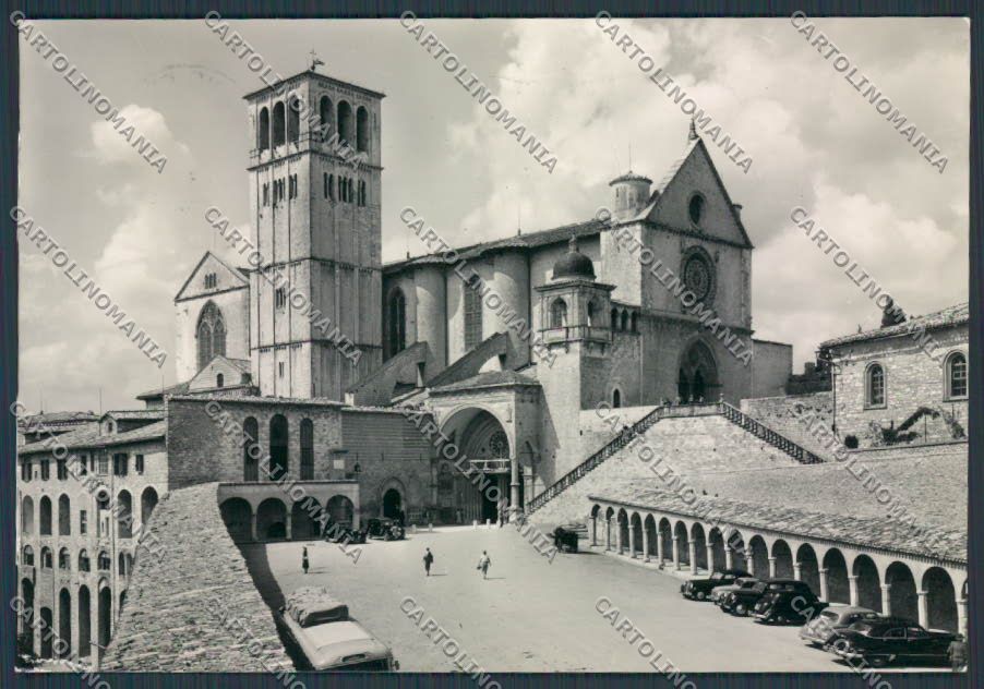 Perugia Assisi Basilica foto FG cartolina BB9056 – fronte