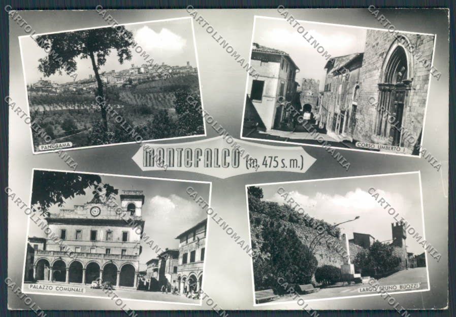 Perugia Montefalco Vedutine STRAPPINO foto FG cartolina BB9061 – fronte
